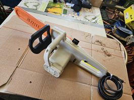 Stihl Kettensäge E14, 1400W, top für Holz! 🌲💪