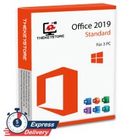 Microsoft Office 2019 Standard - Für 3 PC