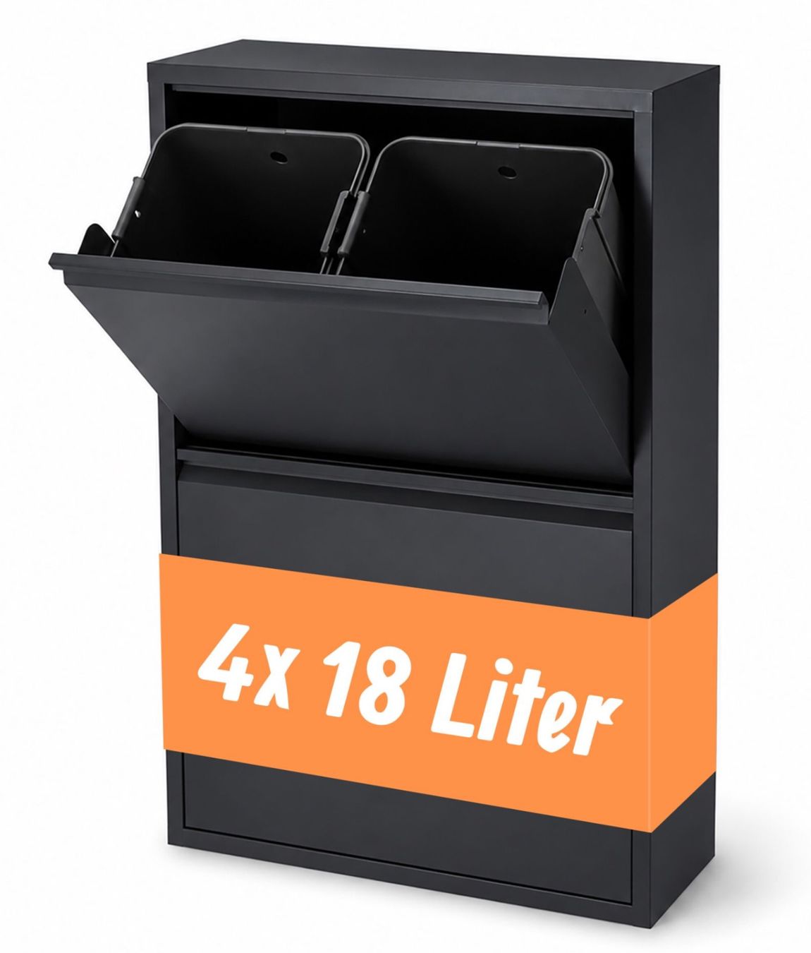 Cestini per rifiuti: Mülleimer 4 Fächer 4x18 l – Nuovo e nell'imballaggio originale da Bülach venduto da StoreInShop.com 1