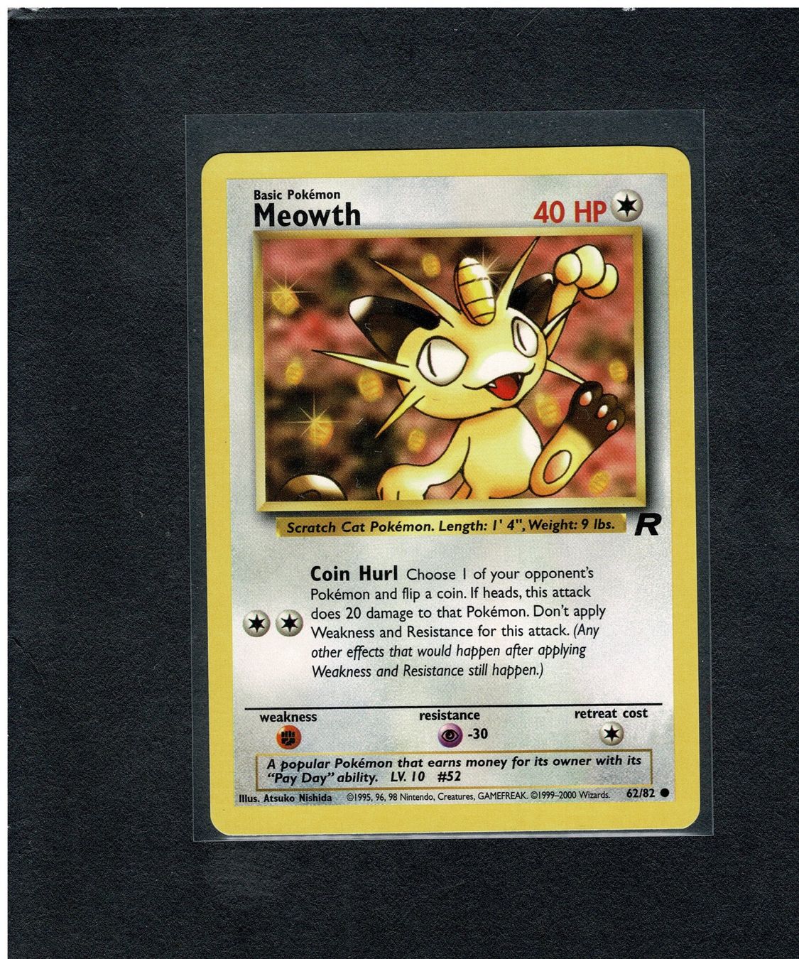 Pokémon Cartes à collectionner: Meowth - Team Rocket – D'occasion à Giubiasco par rude01