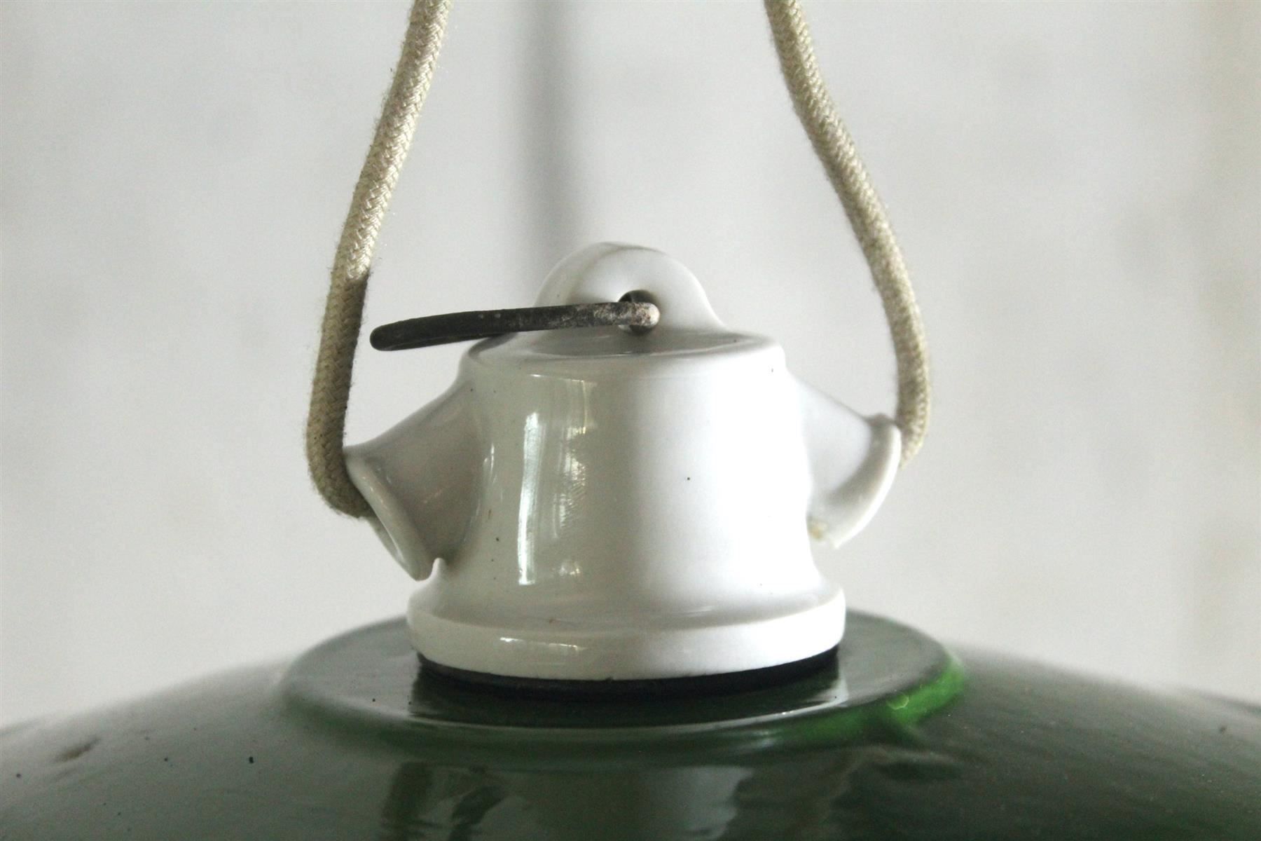 Kronleuchter & Deckenlampen: INDUSTRIEDESIGN - JUGENDSTIL - Lampe, Emaille, um 1910 – Gebraucht aus Bern von kultiges 9