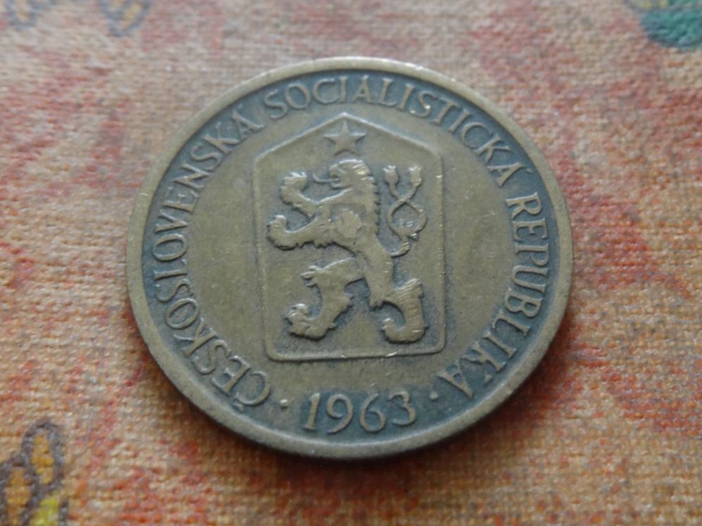 Tutti le monete: TCHECOSLOVAQUIE  1  Korun   1963 – Usato da Romanel-sur-Lausanne venduto da Swift13