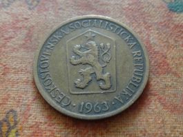 TCHECOSLOVAQUIE  1  Korun   1963  (P)