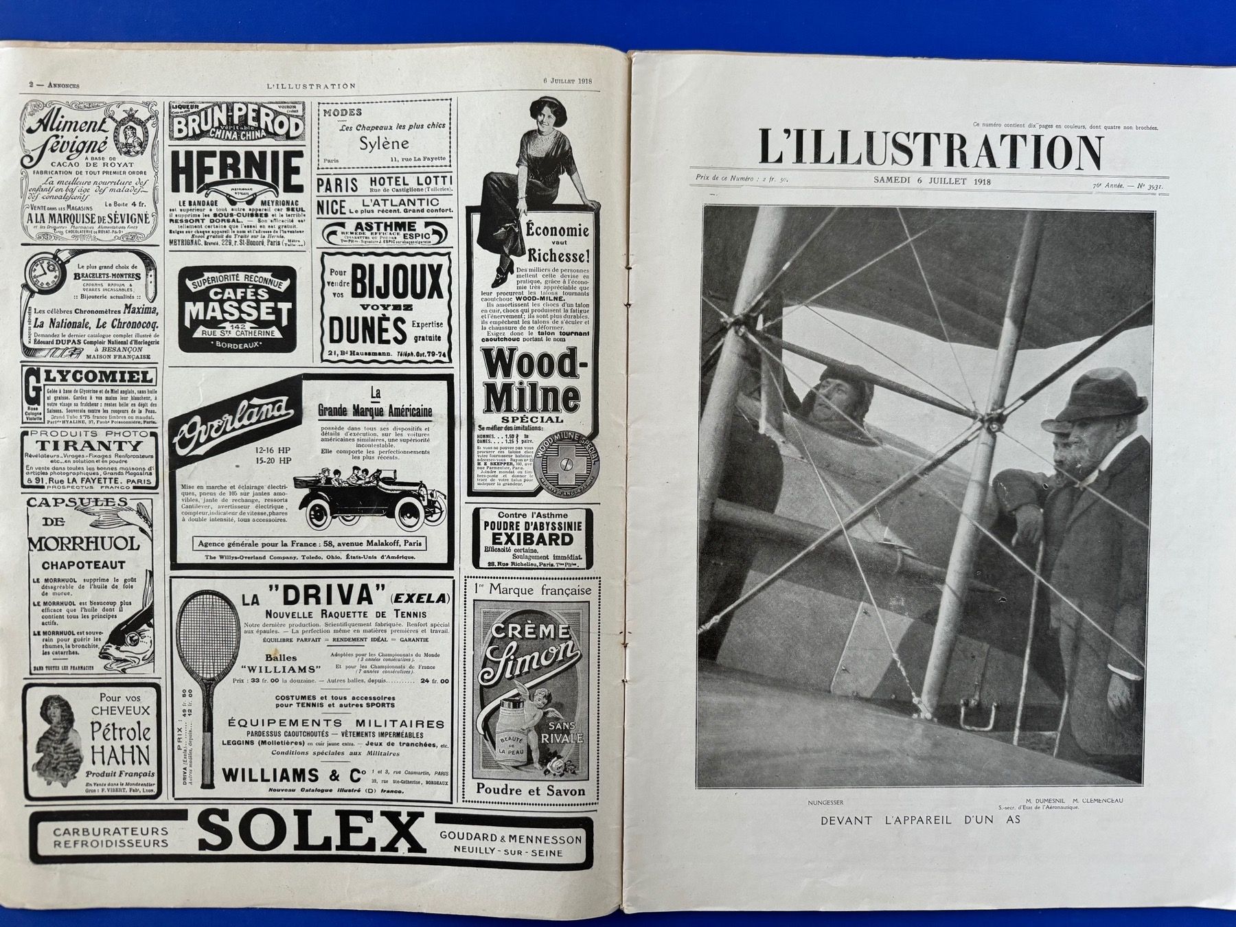 Libri: L'Illustration. 6. Juillet 1918. – Usato da Adliswil venduto da buch_und_kunst 1