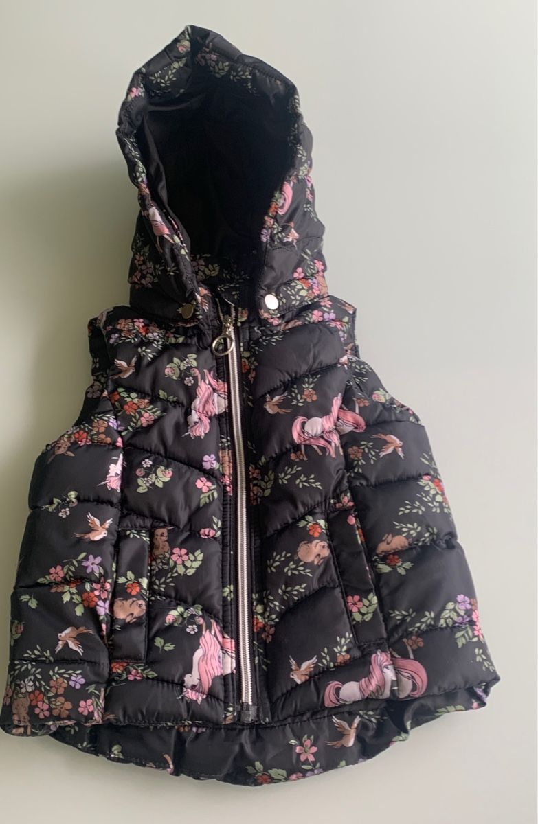 H&M Giacche & Cappotti: Mädchen Weste mit Einhorn-Muster, Grösse 92 – Usato da Baden venduto da nicolenia 1
