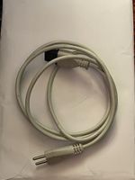 Stromkabel 2m mit Schutzkontaktstecker und Kaltgerätestecker