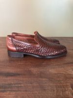 Mercanti Fiorentini Loafer aus geflochtenem Leder Gr. 42