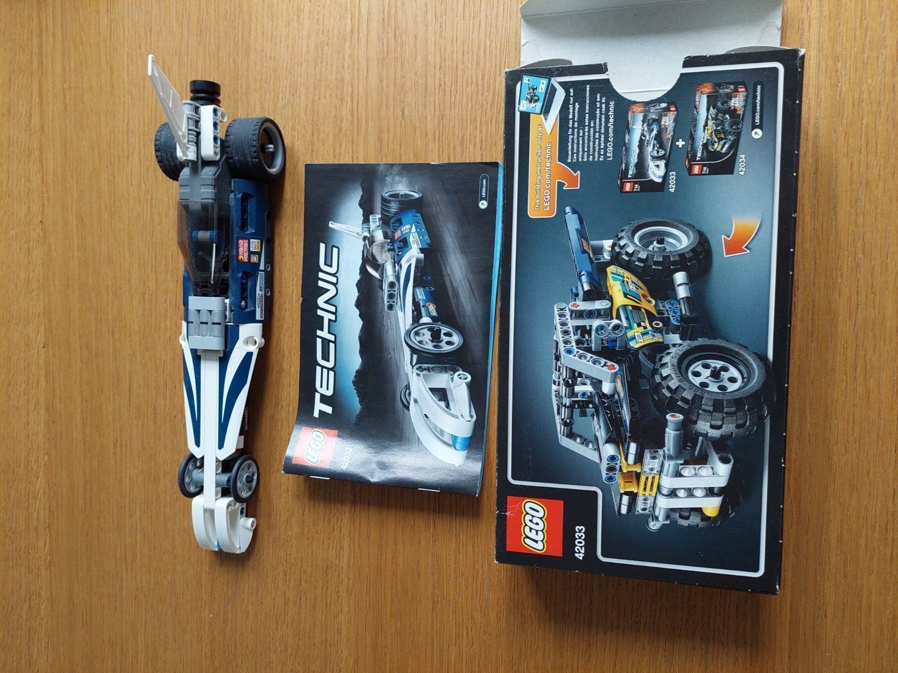 Lego Giocattoli: Lego Technic 42033 Pull Back Raketenauto – Usato da Abtwil AG venduto da kidimagic1 3