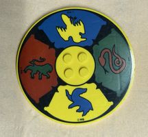 1 Stück LEGO® Harry Potter Wappen-Schild, Rarität.
