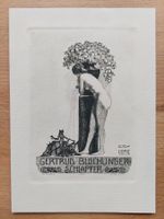 Exlibris Conrad Strasser - Original Radierung 1917