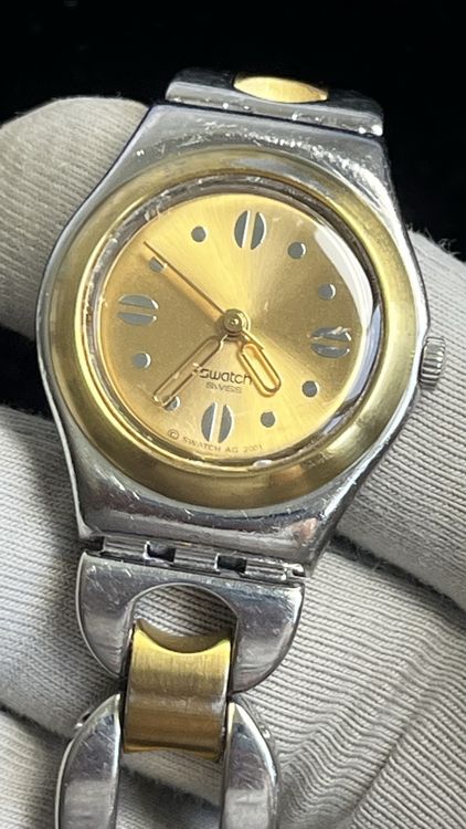 Swatch Montres: Vintage Swatch Damenuhr, Gold/Silber – D'occasion à Grenchen par chththl 5