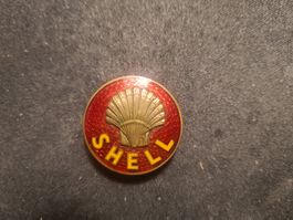 SHELL BADGE EMAILLE PRE-WAR VINTAGE COLLECTION