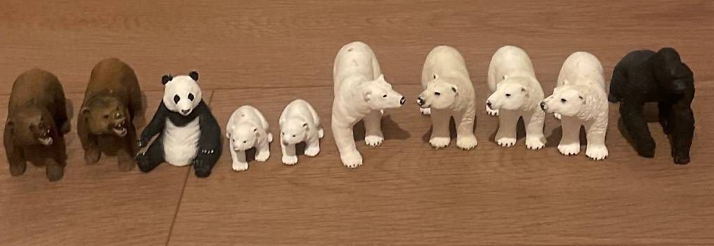 Figurines: Schleich-Bären und Gorilla – D'occasion à Lenk im Simmental par antoniawanda