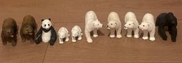 Schleich-Bären und Gorilla