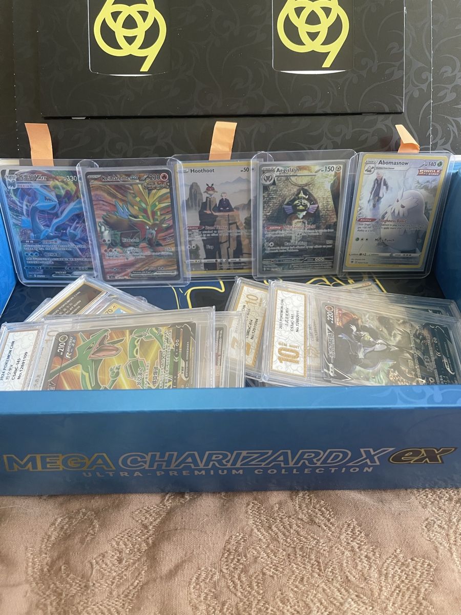 Pokémon Cartes à collectionner: POKÉMON MEGA BUNDLE | 2x CHARIZARD | 10x GEM MINT 10 – Neuf (Voir description) à Meinisberg par 639_PokeStore 2