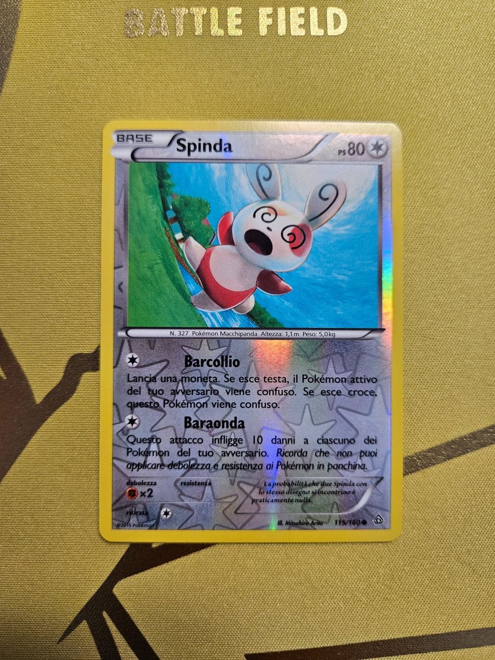 Pokémon Carte collezionabili: Primal Clash - Spinda – Usato da Bellinzona venduto da Pokemarco