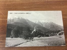 Antike Ansichtskarte Fiesch und Bettlihorn Wallis