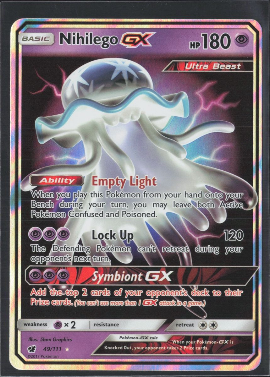 Pokémon Sammelbilder & Trading cards: POKÉMON / Nihilego GX / Crimson Invasion 🇺🇸 – Gebraucht aus Herzogenbuchsee von TCG-High-Quality