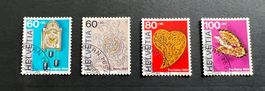 Volkskunst aus der Schweiz Pro Patria 1994 gestempelt