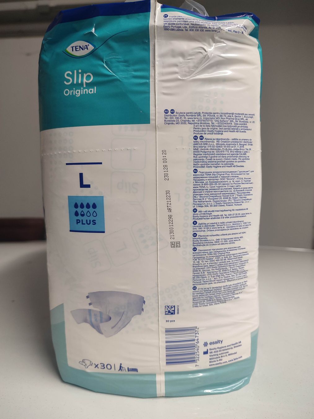 Bacs à couches & couches: 60 Stück Tena Slip Original L Folienwindel – Neuf avec emballage d'origine à Elfingen par lea_m57j 2