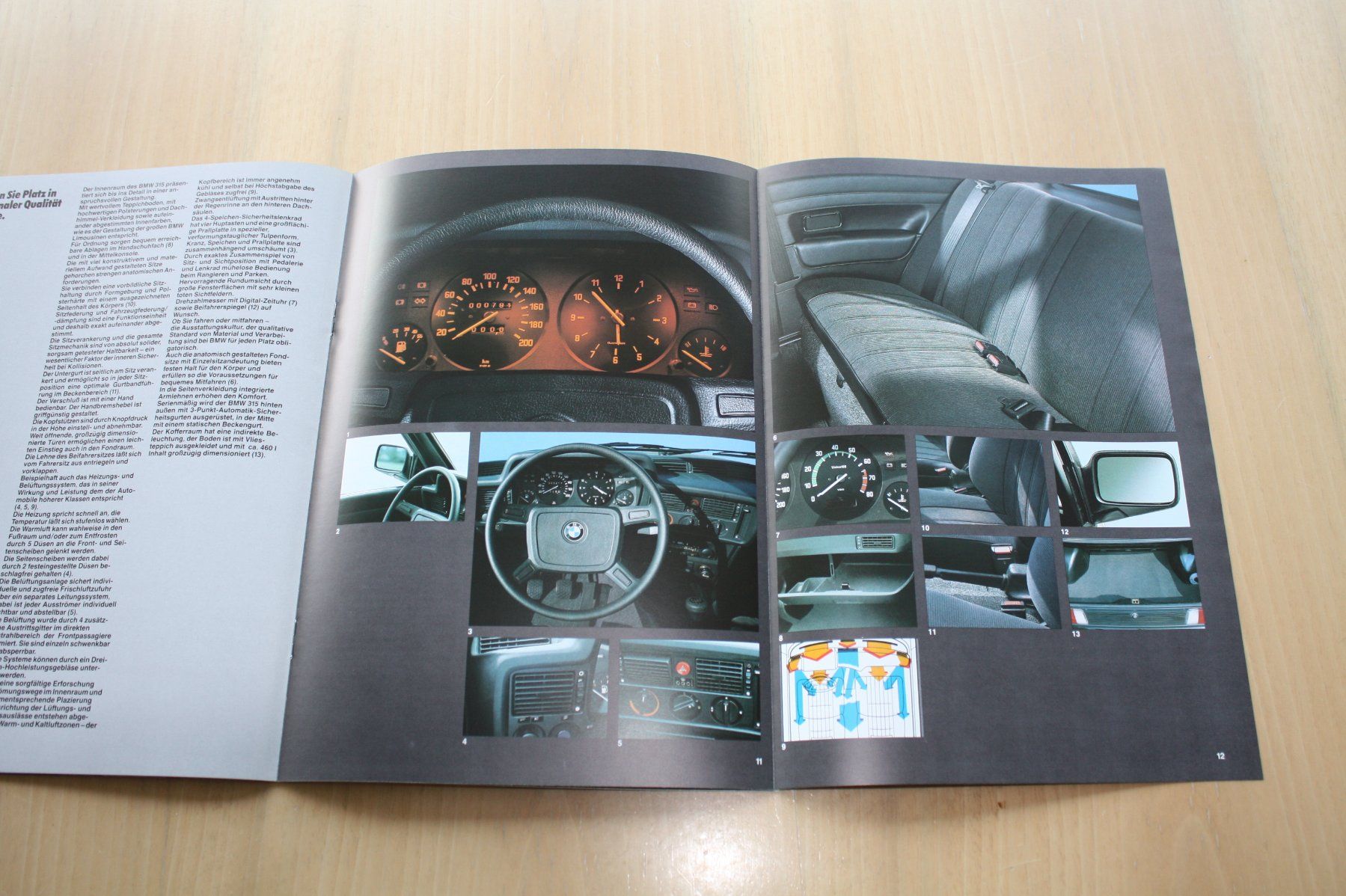 BMW Documenti: BMW 315 Prospekt 1982 – Usato da Wikon venduto da erwin400 4