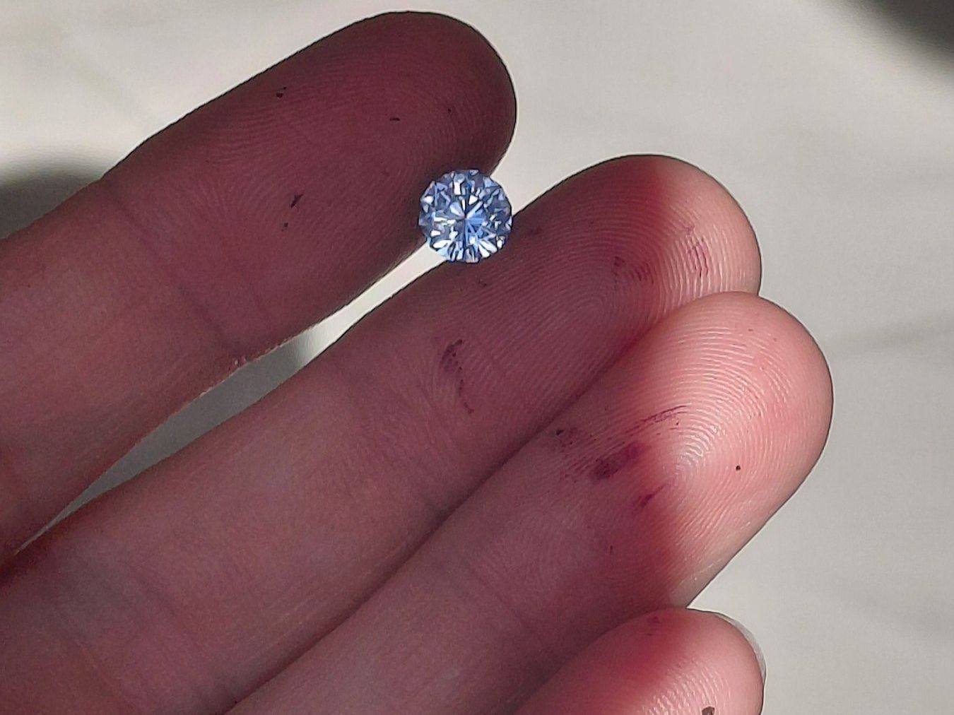 Edelsteine: White Saphir 1.3ct Ultra Fire – Gebraucht aus Bévilard von Yougems 5