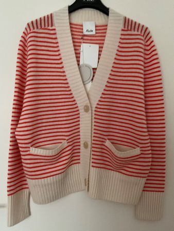 ALLUDE Wolle Kaschmir Strickjacke Gr L NEU NP 400
