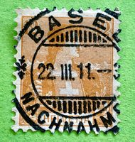 Nr.105 Brustbild der Helvetia  GESTEMPELT   