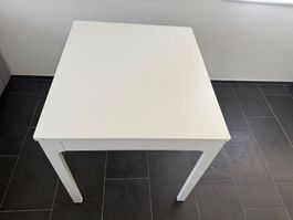 Weisser Esstisch ausziehbar, gebraucht
