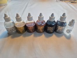 Sugarflair Airbrush Farben Set 6 tlg gebraucht gut