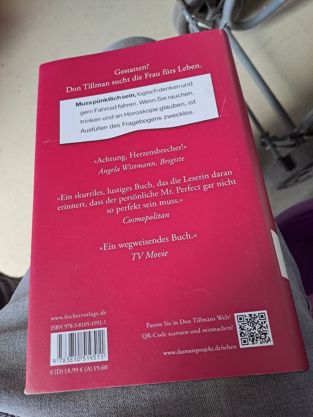 Libri: Das Rosie-Projekt - Roman – Usato da Zürich venduto da Schoebi19 2