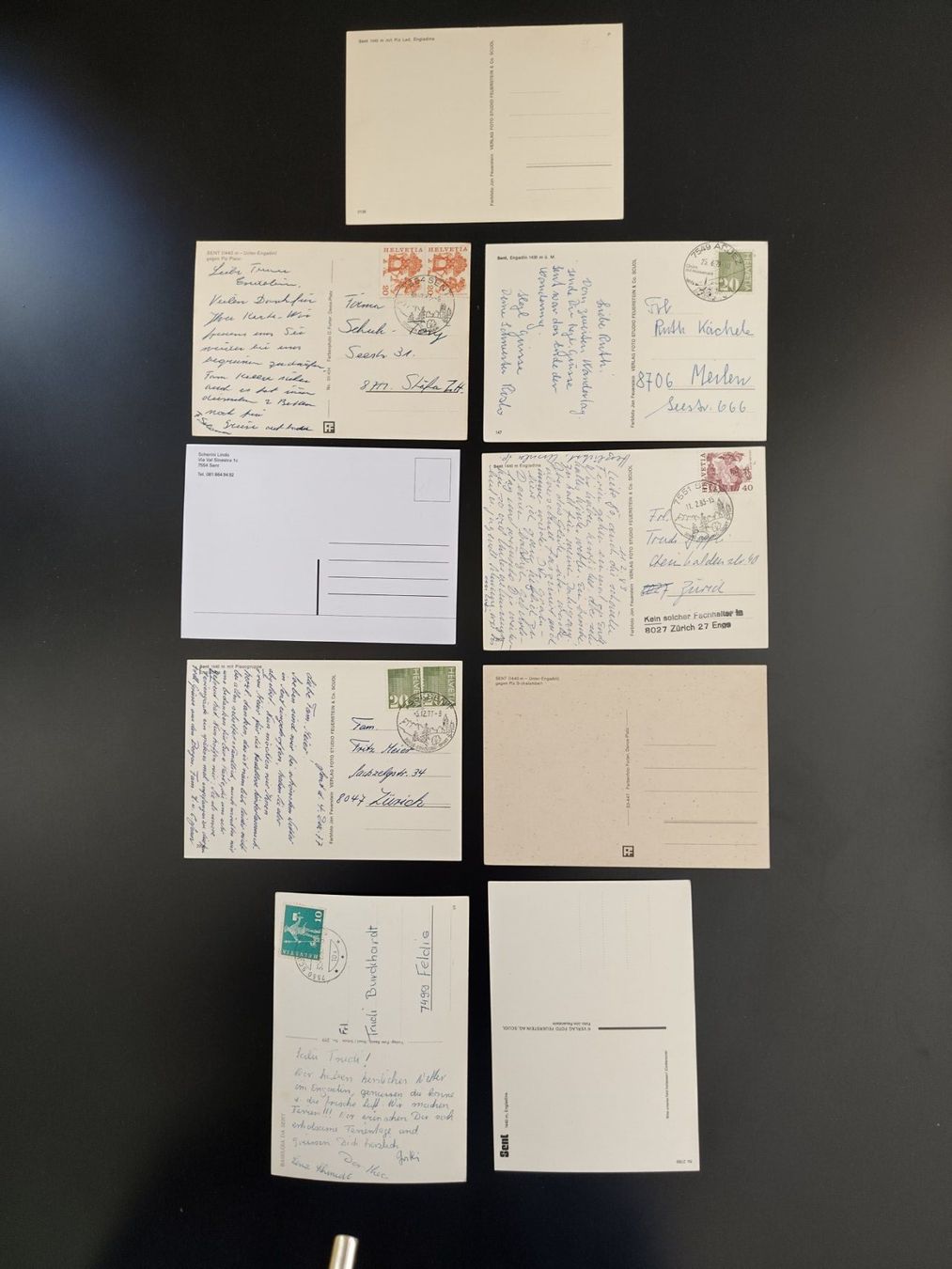 Cartoline postali: Sent Engadin Konvolut gebraucht 9 Stück – Usato da Ohmstal venduto da Lebensfreude05 2