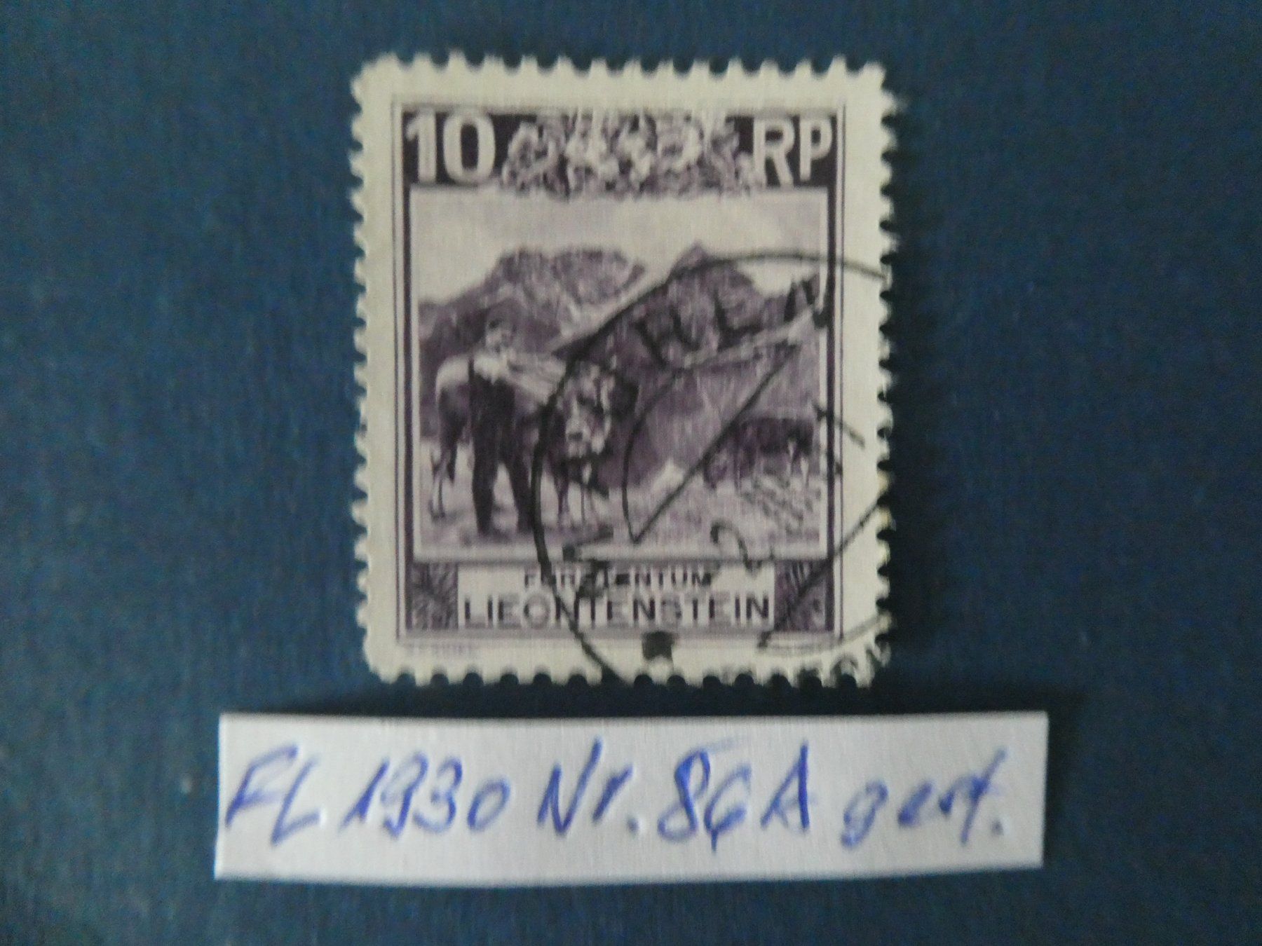 Tutti i francobolli: FL 1930 Nr. 86A gestempelt – Usato da Lausen venduto da Herbamare01