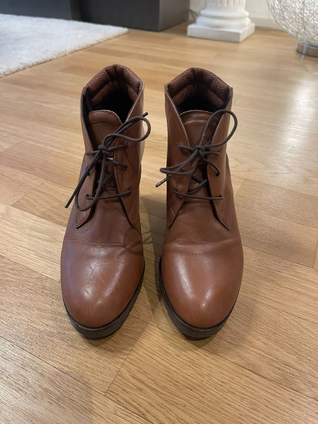 Scarpe da donna: Braune Stiefeletten, Echtleder, Grösse 37 – Usato da Rheineck venduto da FGeissler 2