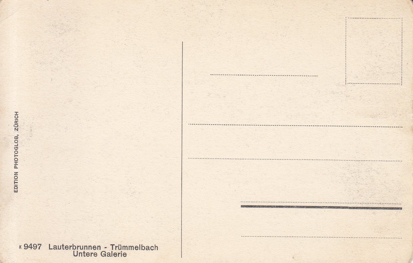Cartoline postali: Trümmelbach ca. 1930 – Usato da Bürglen TG venduto da StampGraf 1