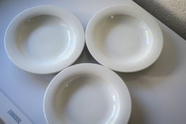 Neu! 3 Teller Bauscher Germany weiss, hochwertiges Porzellan