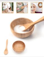 Bamboo Maske Set: Schüssel und Löffel für DIY Masken