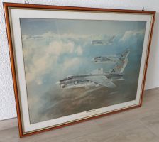 A-7A Corsairs USS Ranger VA-147 Terrance J.Ryan 73 x 57cm