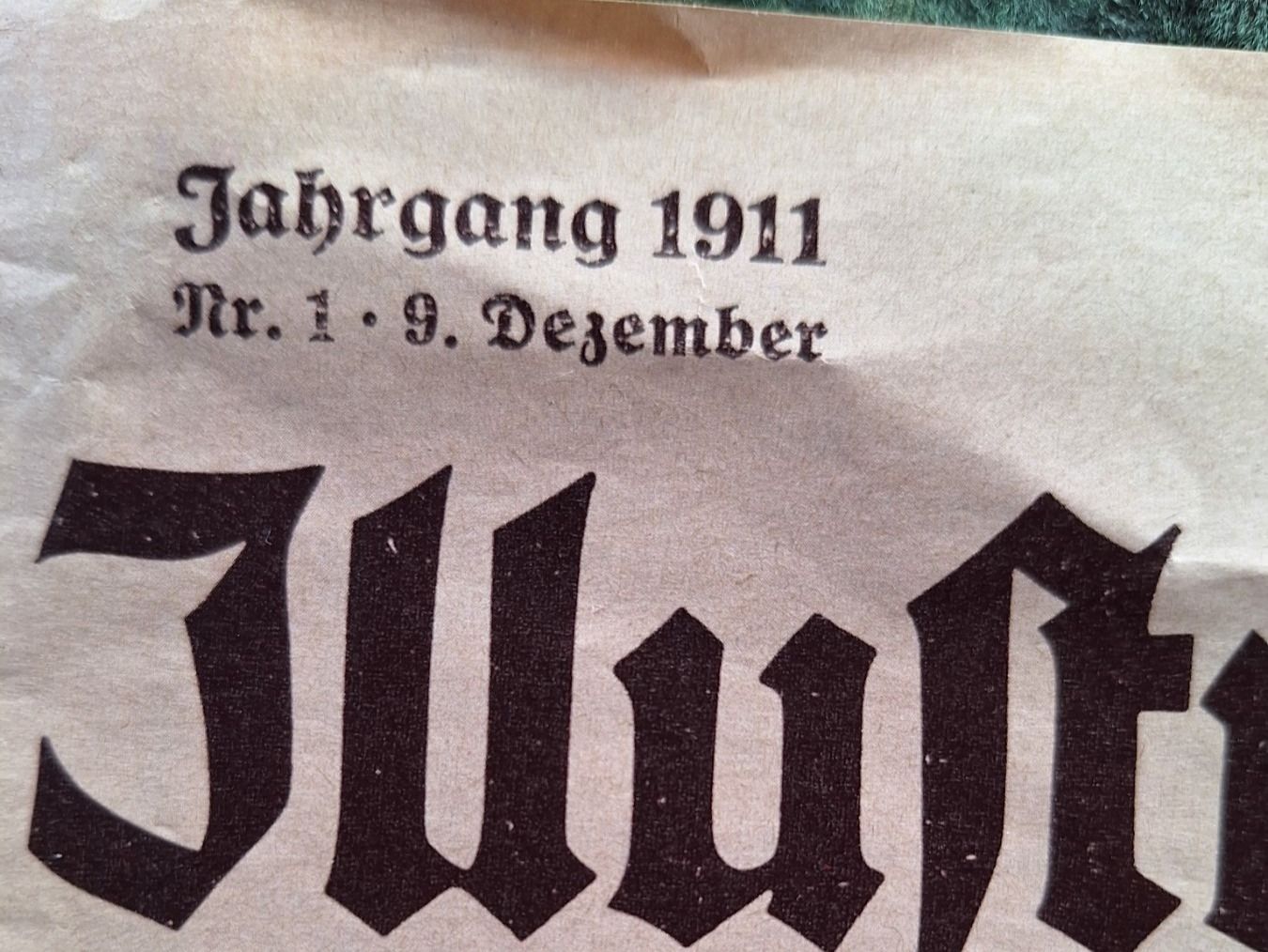 Documenti: ANTIKE SCHWEIZER ILLUSTRIERTE NR 1 -- 1911 – Usato da Huttwil venduto da Kunterbuntli 1