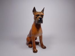 Vintage Keramik Hund (relativ klein) - Deutscher Boxer
