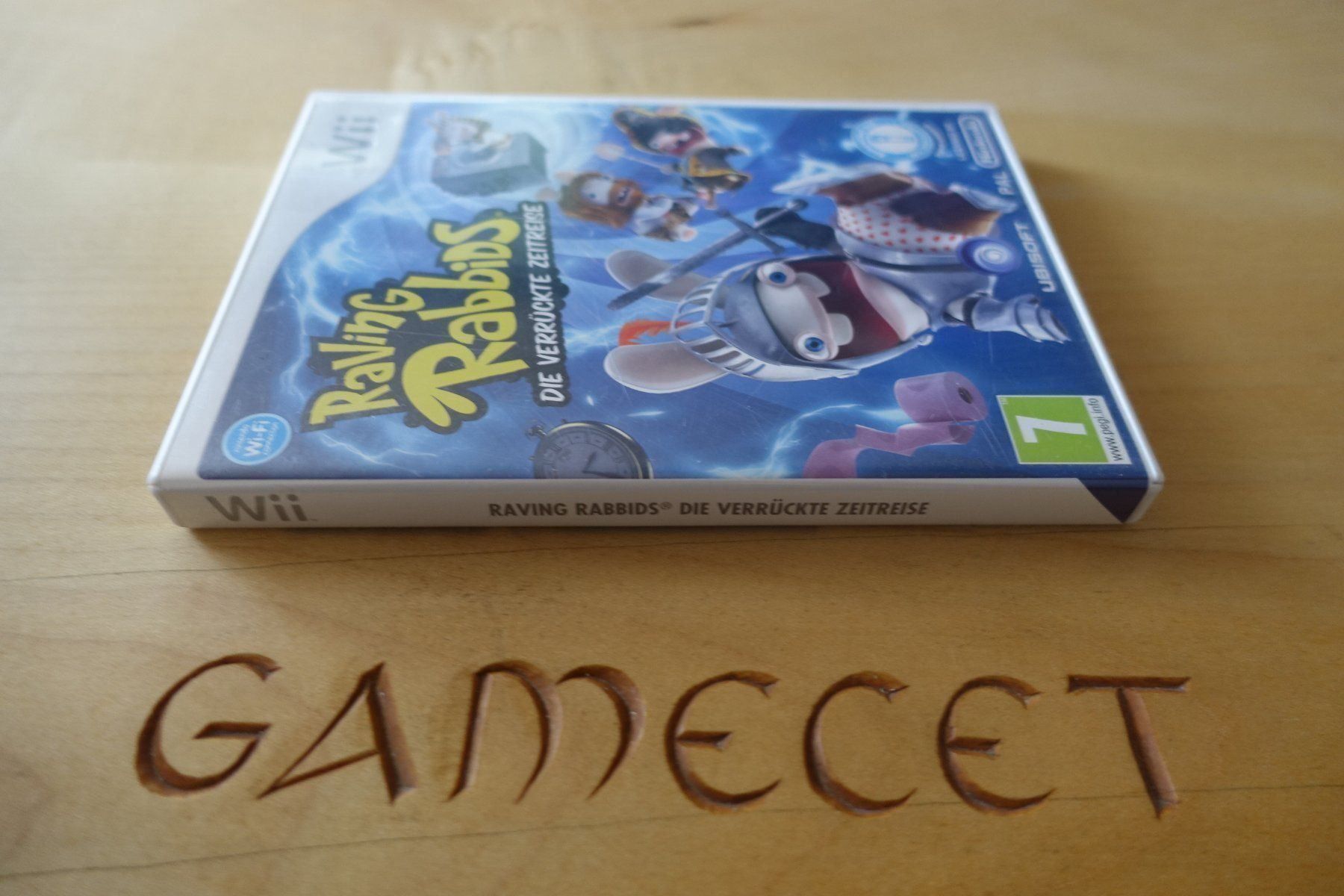 Nintendo Spiele: Raving Rabbids: Die verrückte Zeitreise – Gebraucht aus Steinach von Gamecet 1