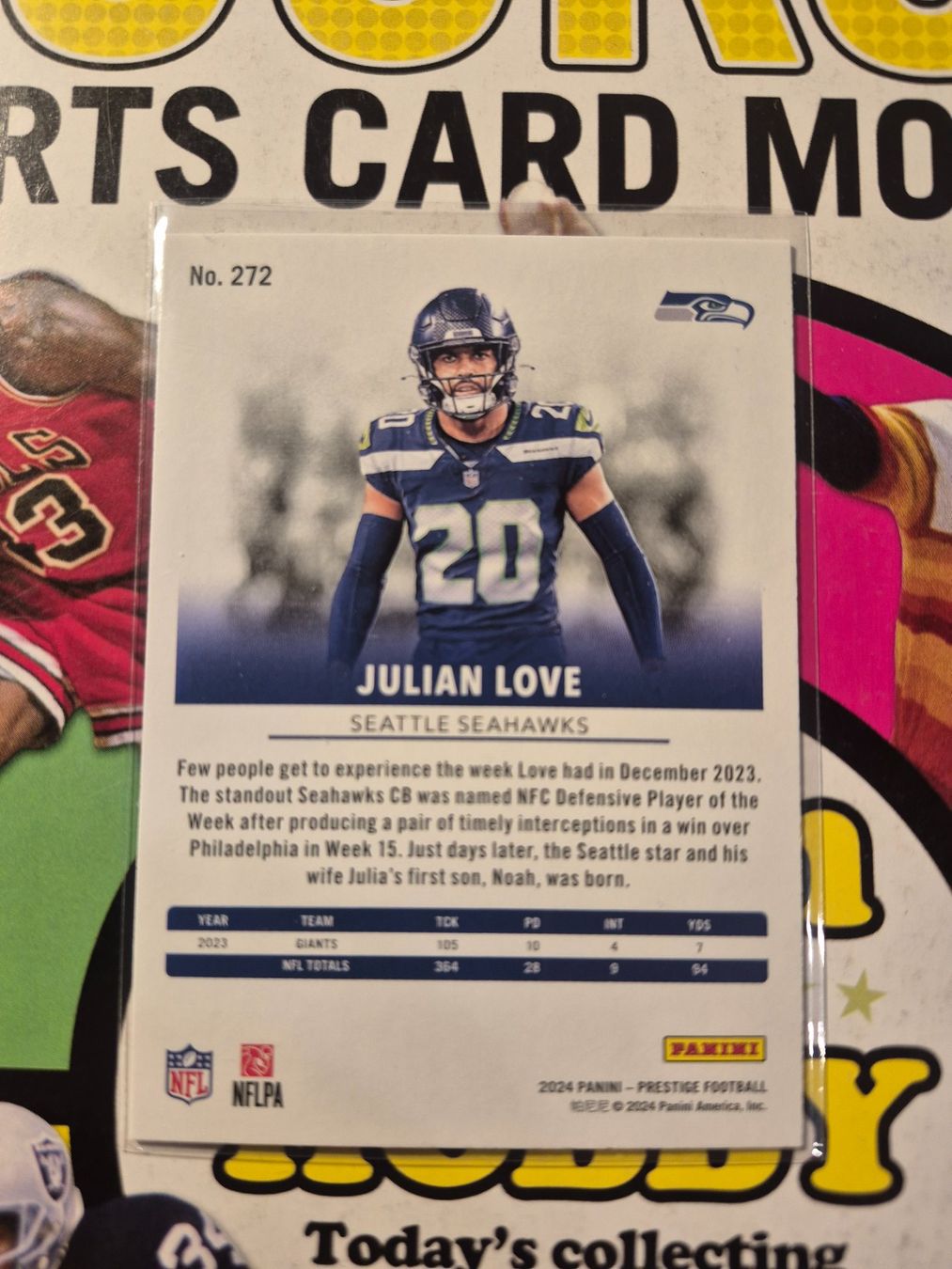 NFL Sammelbilder & Trading cards: NFL Julian Love Seattle Seahawks – Gebraucht aus Treiten von Sauber73 1
