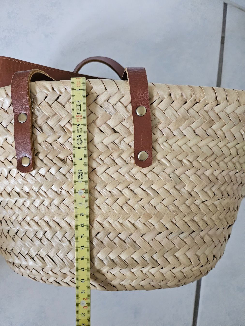 Borse da donna: Korbtasche klein mit Lederdetails – Usato da Flüelen venduto da fabiablip 7
