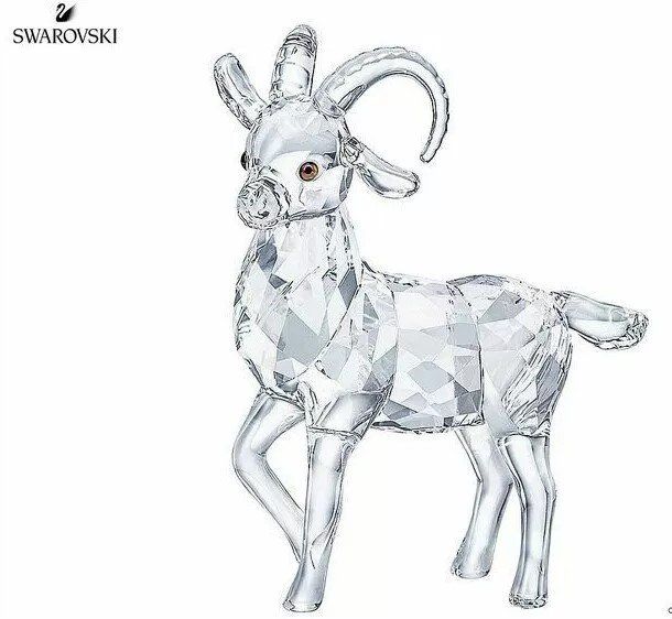 Swarovski Statuette: SWAROVSKI** Steinbock ** neu – Nuovo e nell'imballaggio originale da Regensdorf venduto da Brithiskurzhaar5 8