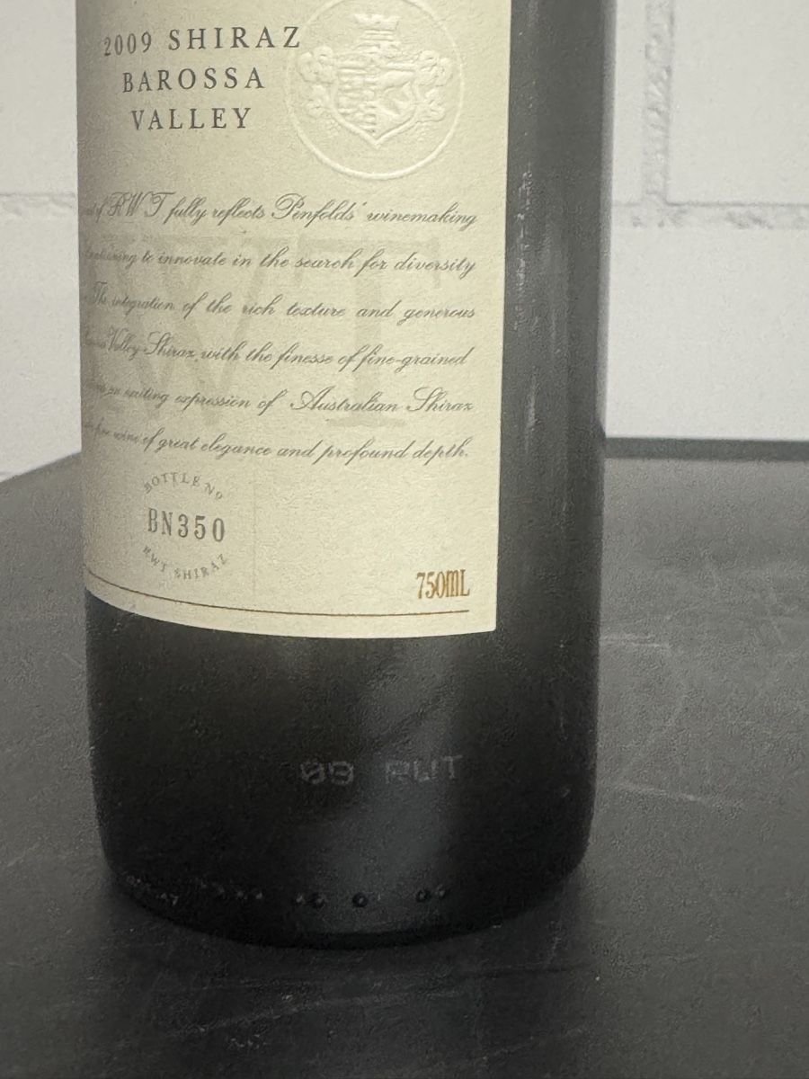 Vino: Penfolds RWT 2009 Rotwein – Nuovo e nell'imballaggio originale da Uetikon am See venduto da ZueriTB 2