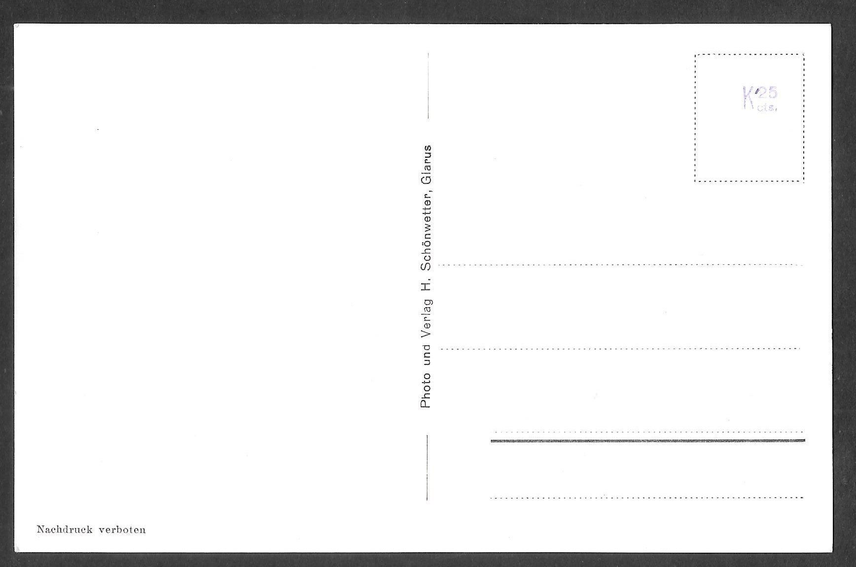 Cartoline postali: Linthal Flugaufnahme mit Kilchenstock – Usato da Olten venduto da clotaldi 1