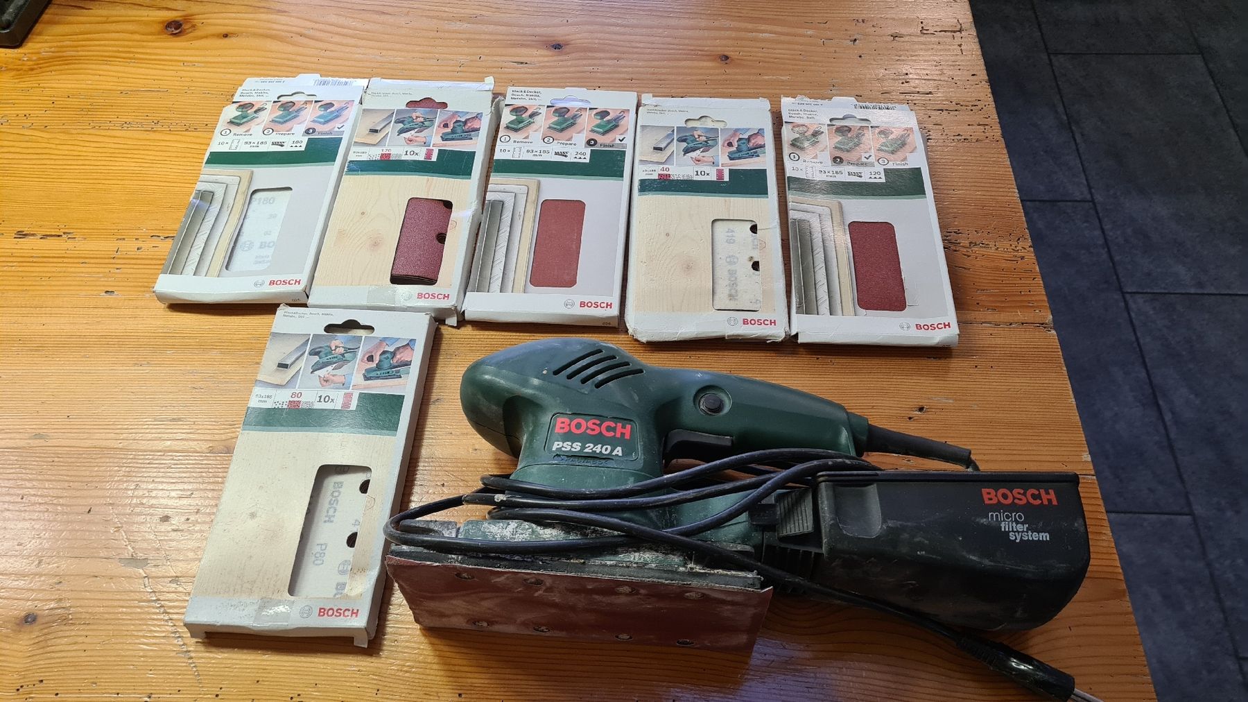 Bosch Schleifen & Polieren: Bosch schwingschleifer Rutser  – Gebraucht aus Blumenstein von SStaempfli