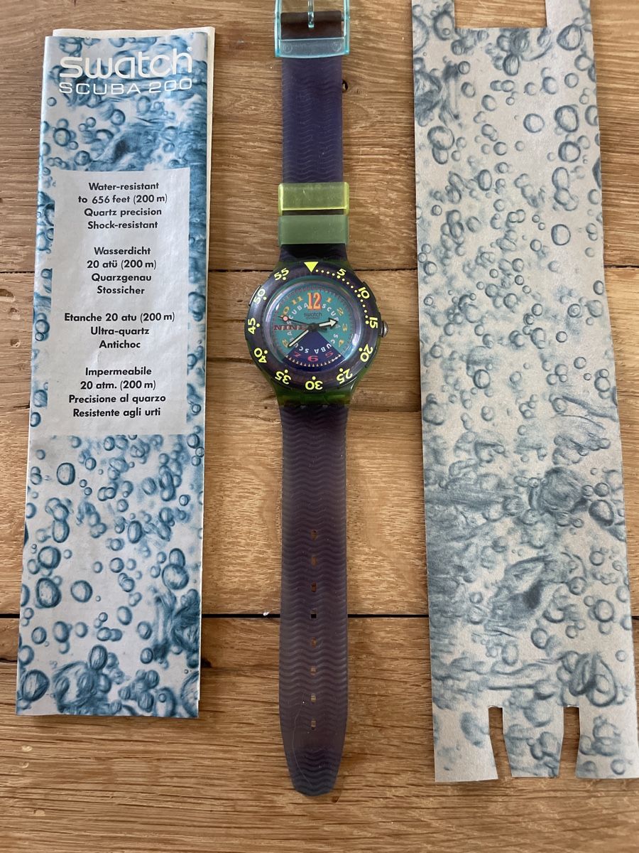 Swatch Orologi: Swatch SCUBA 200 – Usato da Winterthur venduto da cheerio97 4