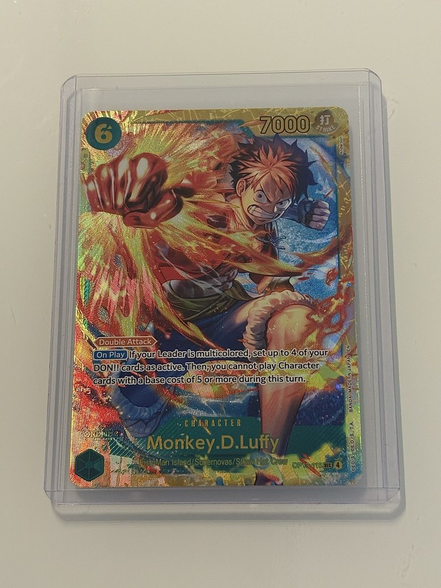 Bandai Carte collezionabili: One Piece TCG - Monkey.D.Luffy OP13-118 – Nuovo (secondo la descrizione) da Pieterlen venduto da Mira_o7