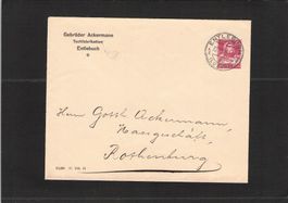 GS 20 Rp Entlebuch LU , Gebr.Ackermann Tuchfabrikation, 1921